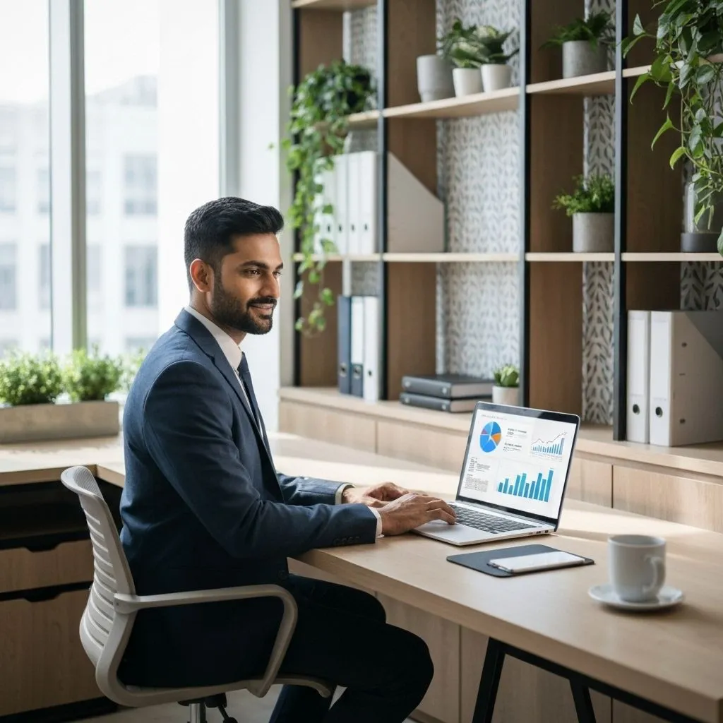Efficient Indian business with strong online presence